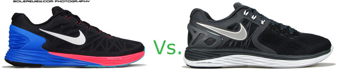 nike lunarglide vs saucony