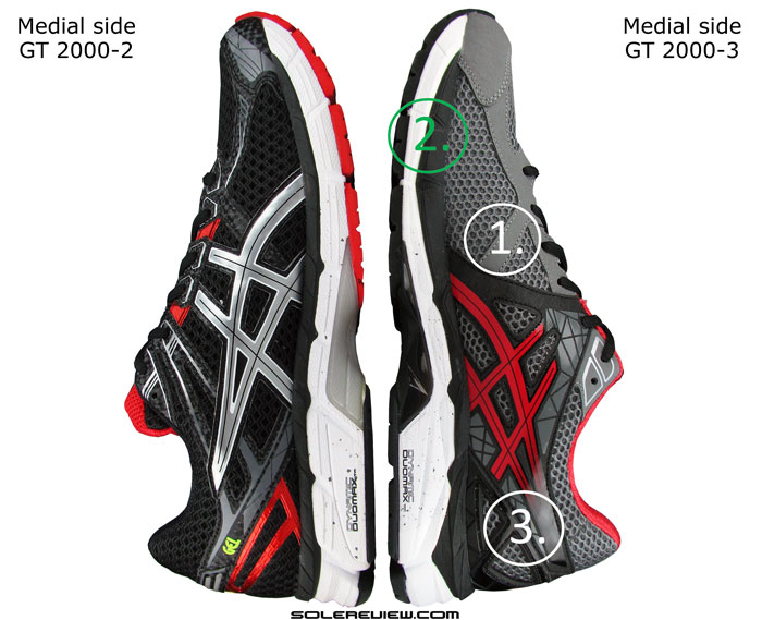 difference between gt 1000 and gt 2000 asics