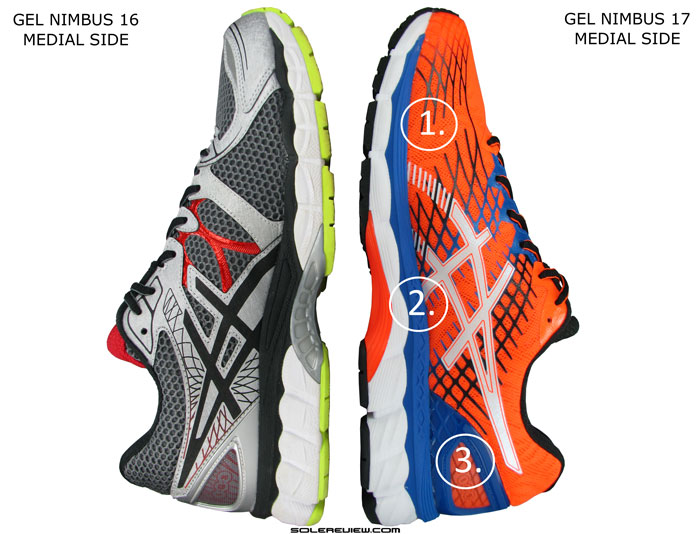 asics gel nimbus 17 vs 19