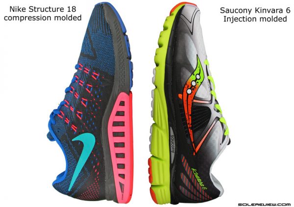 Scf Injection Midsole Compression and injection molded EVA midsole