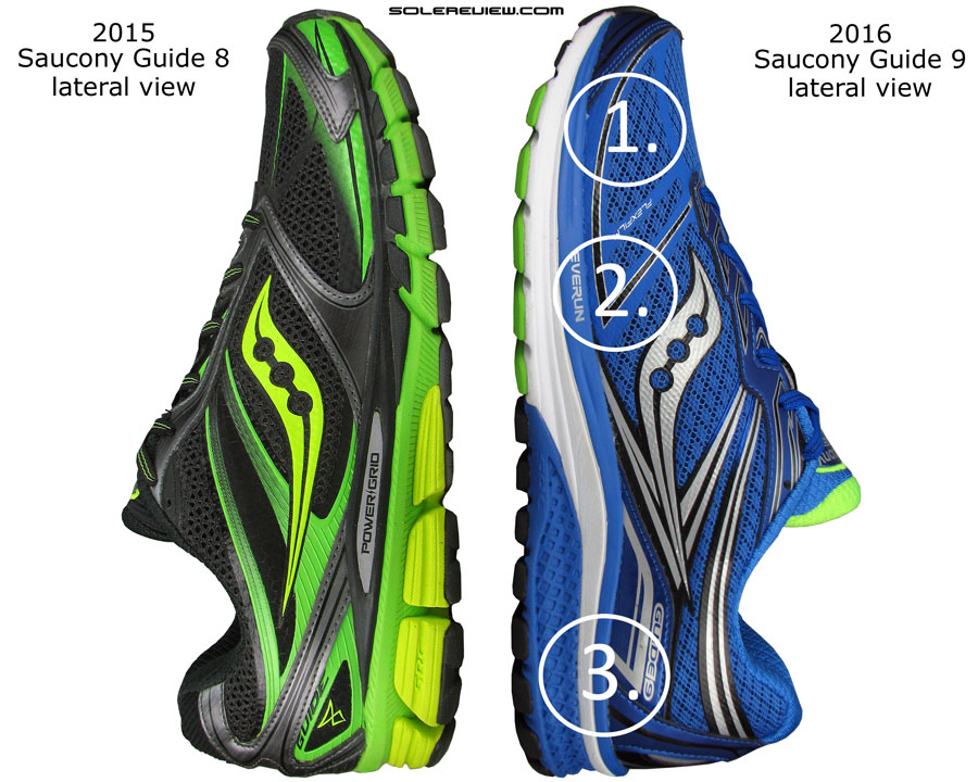 saucony guide 9 vs guide 10