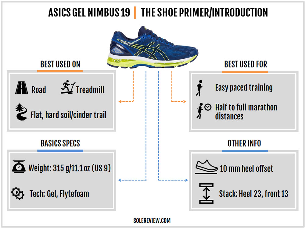 asics gel nimbus 19 flat feet