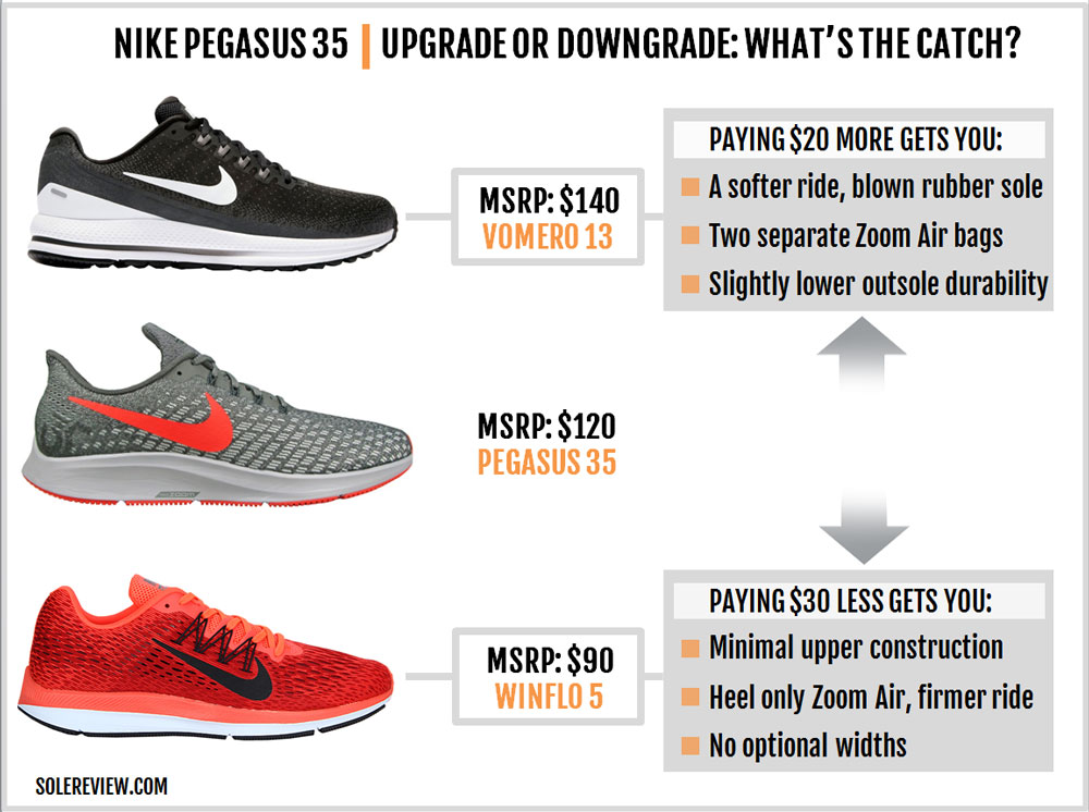 mizuno wave rider 22 vs nike pegasus 35