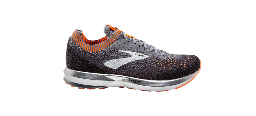 Men's Brooks Levitate 2 Running Athletic Training Shoes Grey Grey Ocher 