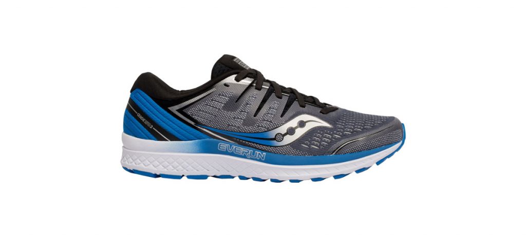 Saucony Guide ISO Mens Running Shoes Blue Structured Supportive Run Trainers 