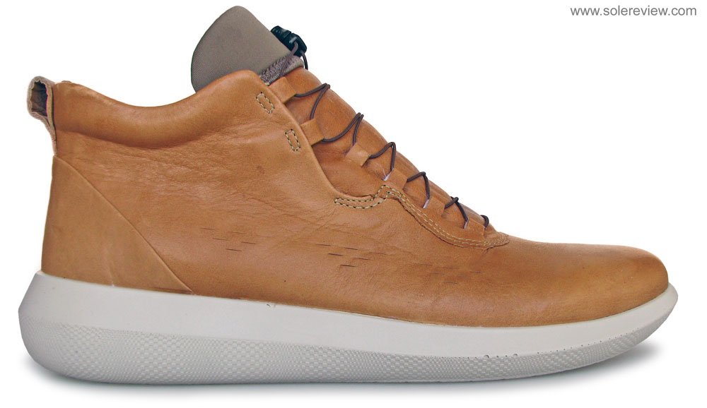 ecco leather high top sneakers