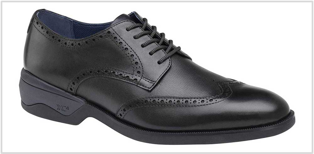 black smart work shoes