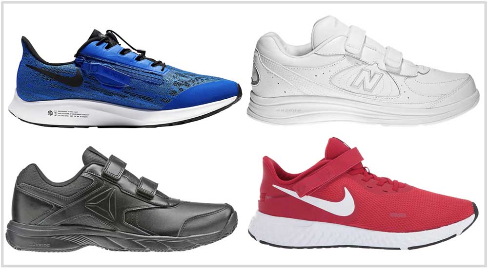 mens nike shoes with velcro straps