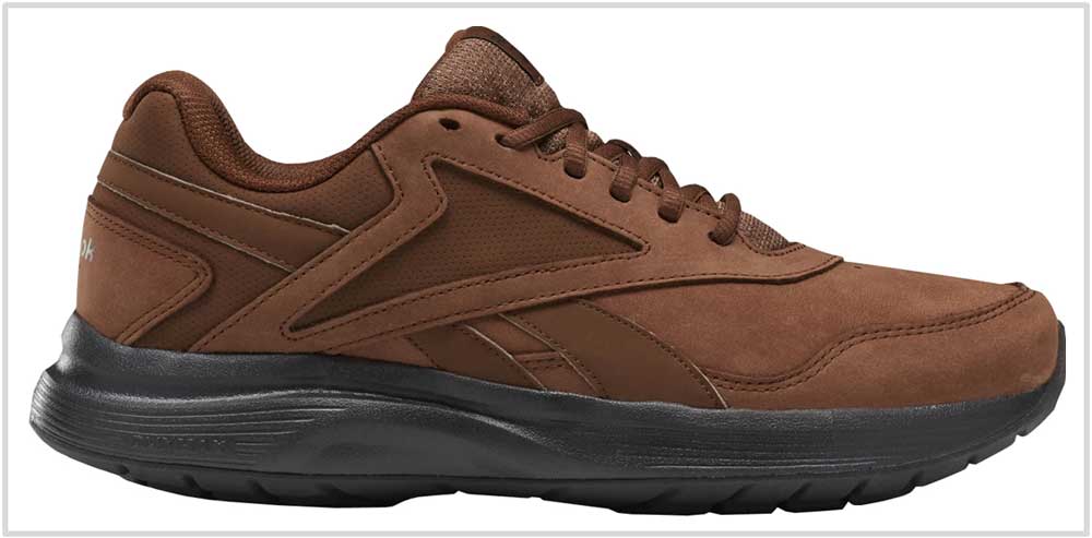Mens leather walking sales shoes
