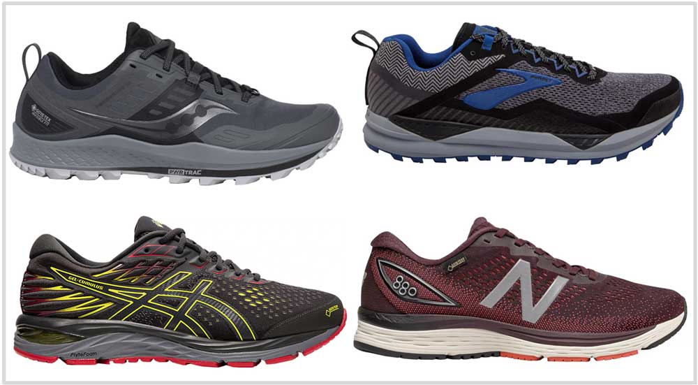 saucony waterproof shoes mens