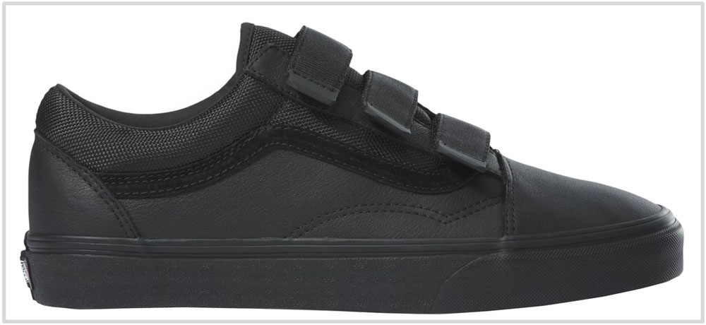 Propet Kade Velcro Sneaker Black - 2BigFeet