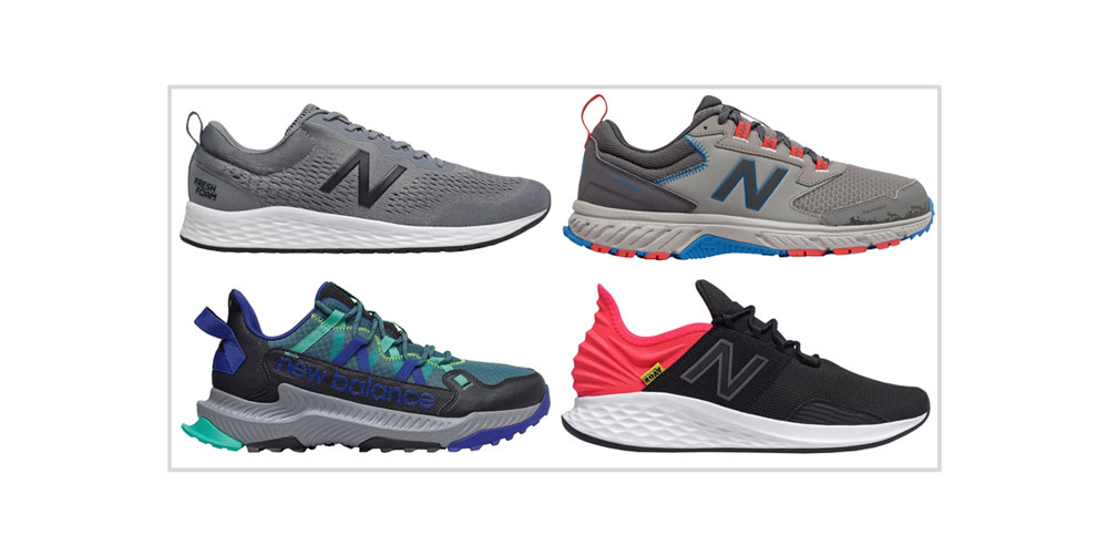 new balance mesh running shoes