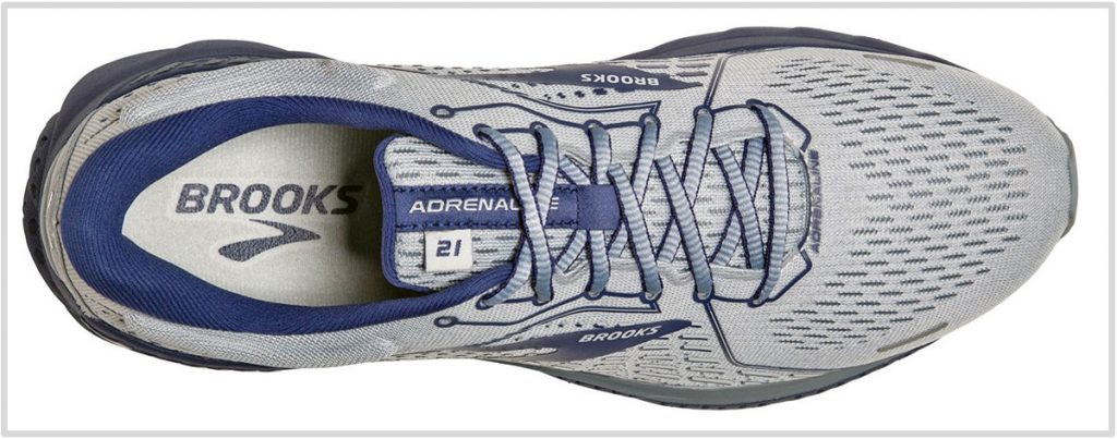 Upper of the Brooks Adrenaline GTS 21