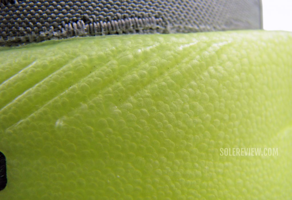 Midsole material of the Brooks Hyperion Tempo