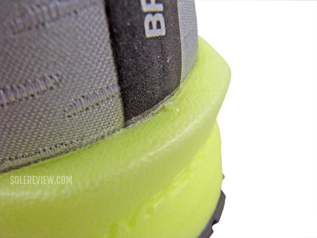 Midsole material of the Brooks Hyperion Tempo