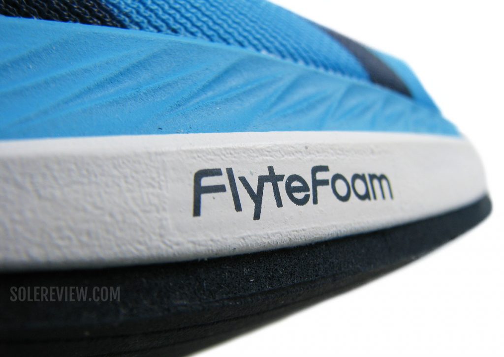 Flytefoam on the Asics Metaracer