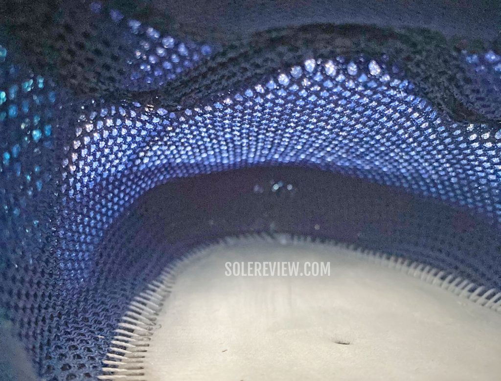 Internal toe bumper of the Nike Zoom Structure 23.