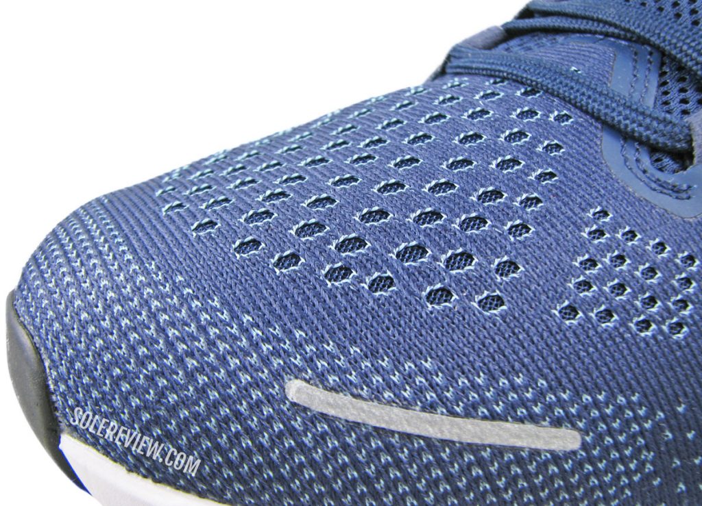 Toe-box of the Nike Zoom Structure 23.