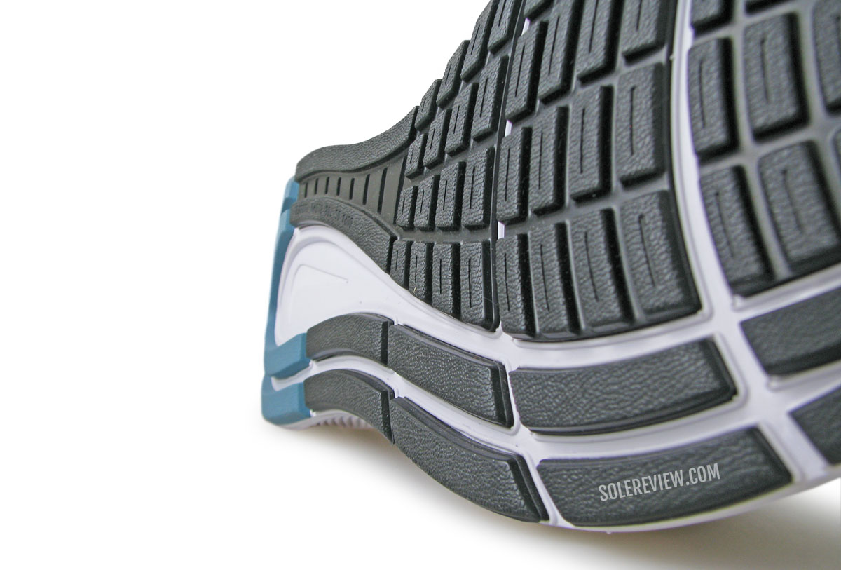 Outsole of the Nike Zoom Structure 23.