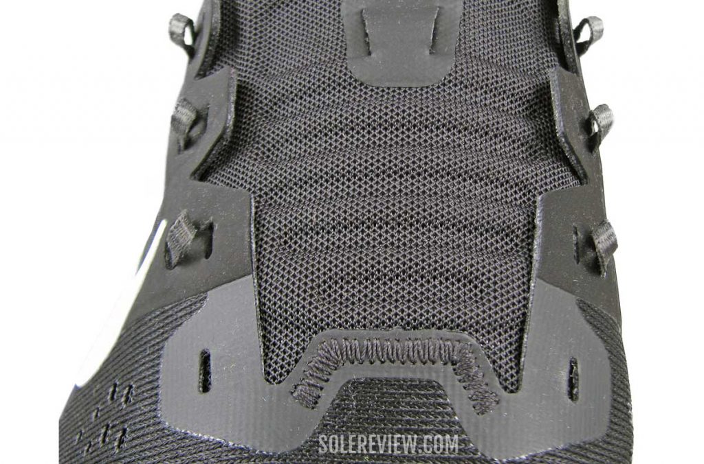 The laces of the Nike Air Zoom Vomero 15.