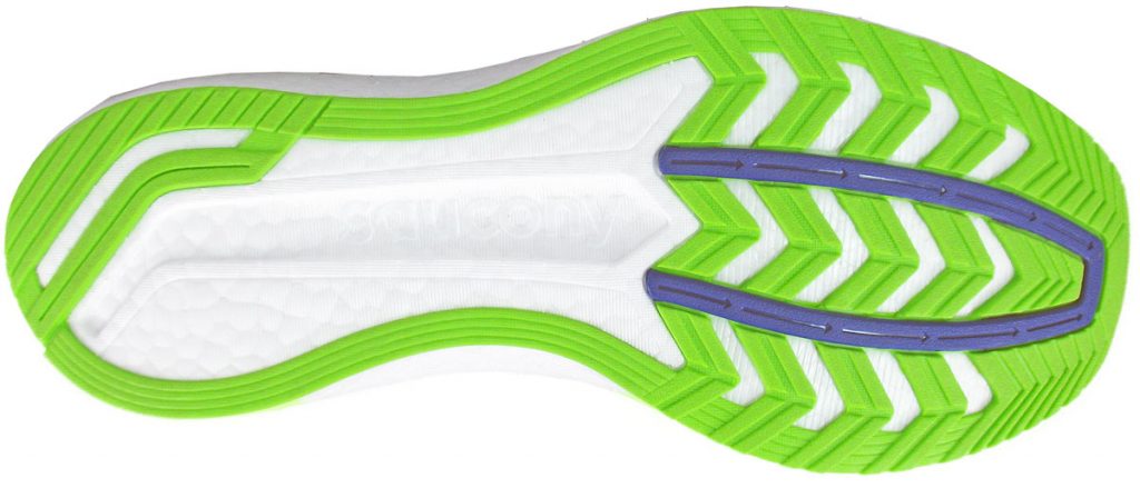 The outsole of Saucony Endorphin Speed
