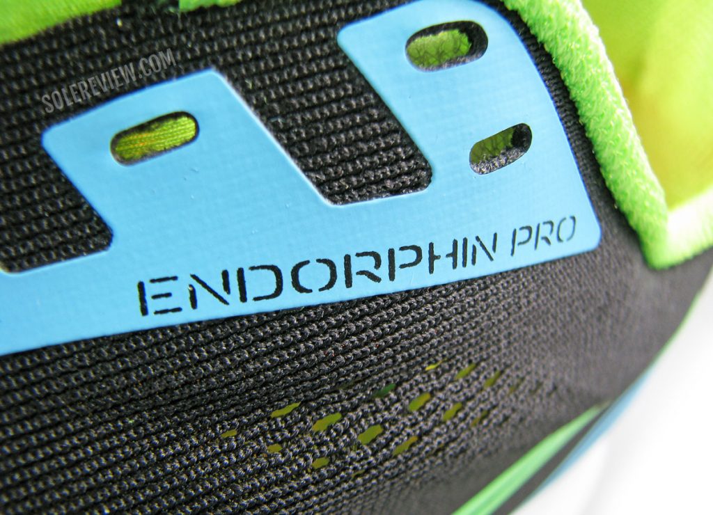 The lacing holes on the Saucony Endorphin Pro