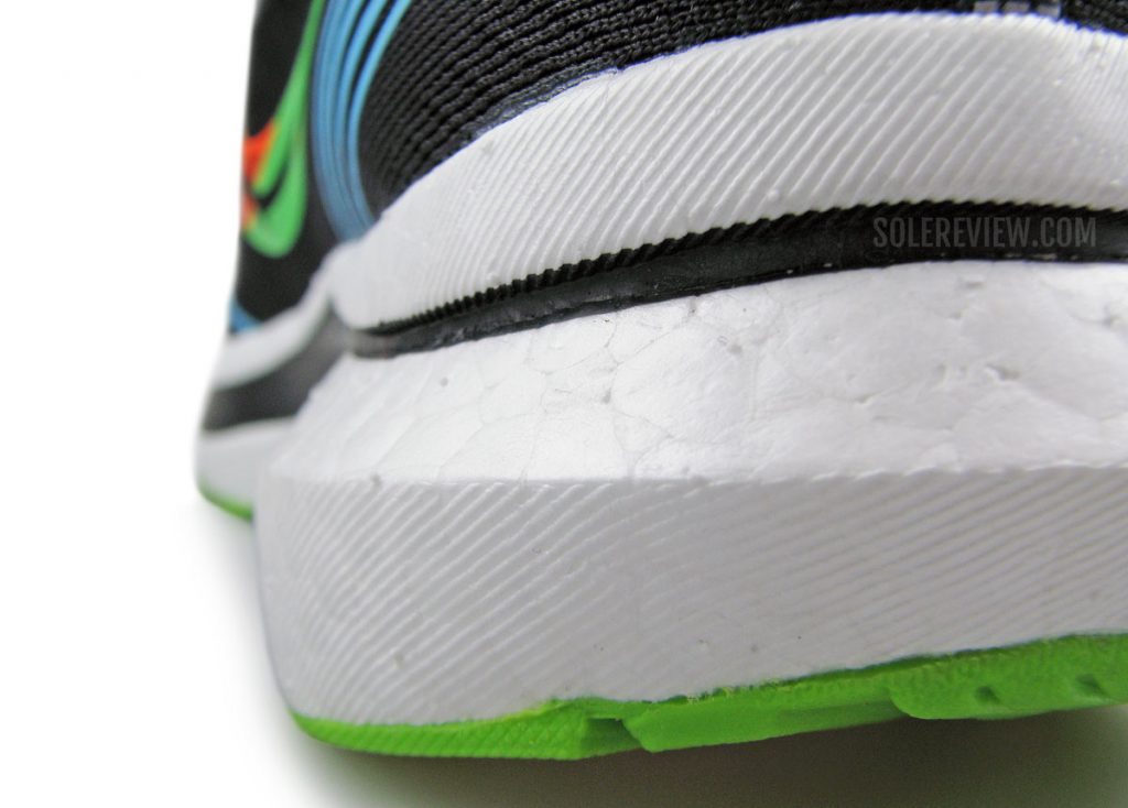 The midsole of the Saucony Endorphin Pro