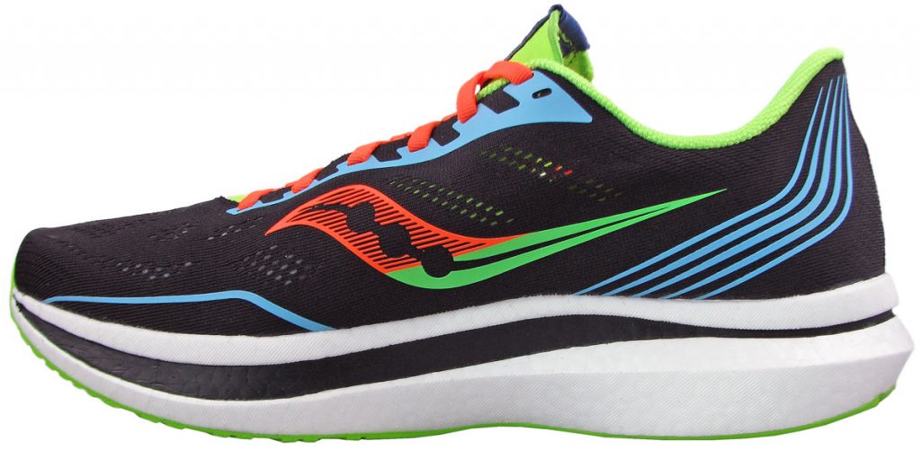 The Saucony Endorphin Pro side view