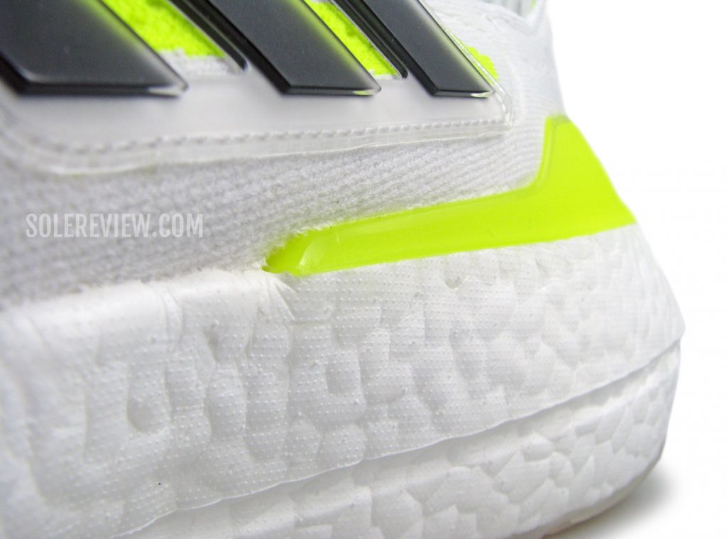 The heel stabilizer of the adidas Ultraboost 21