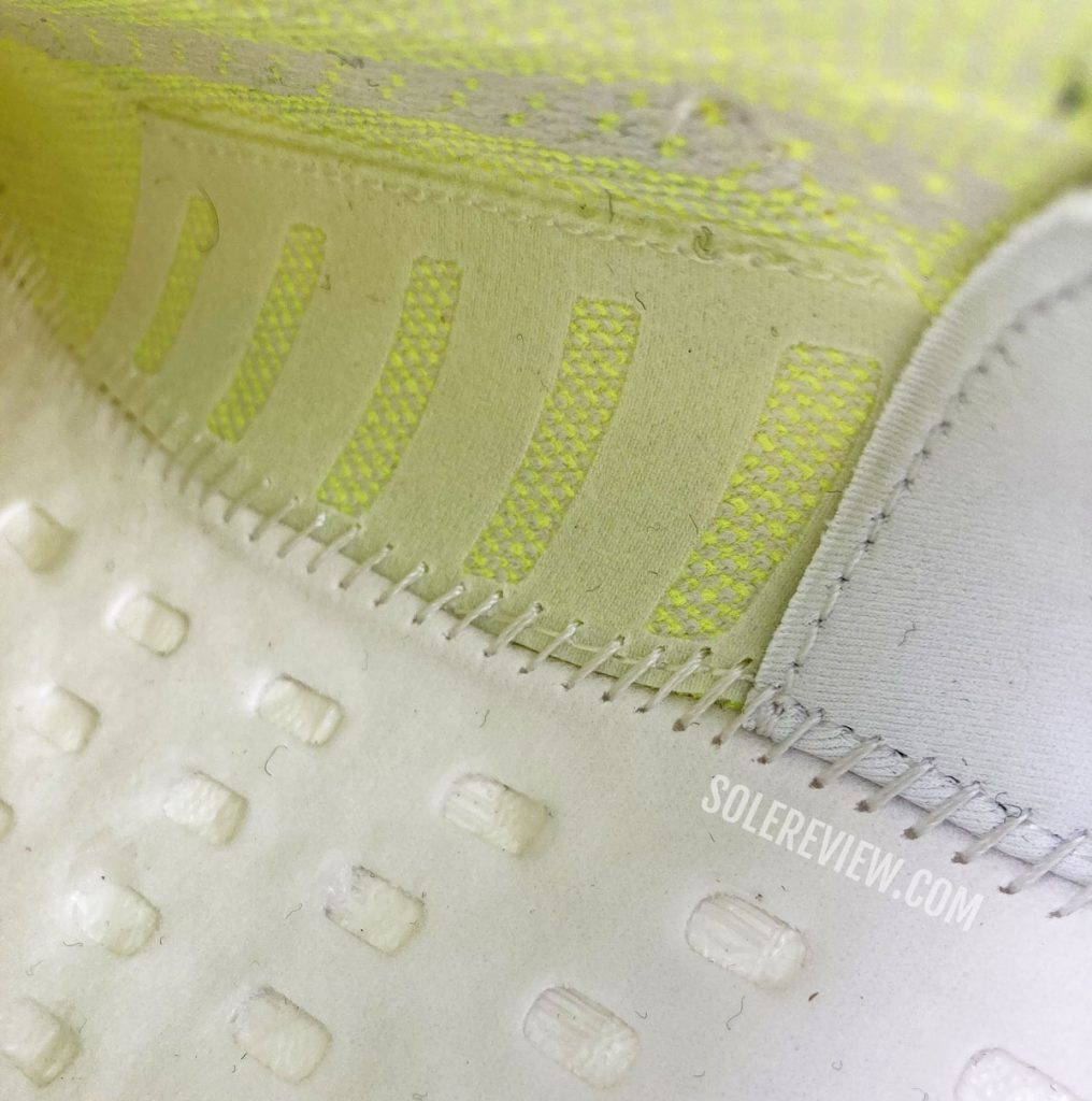 The interior of the adidas Ultraboost 21