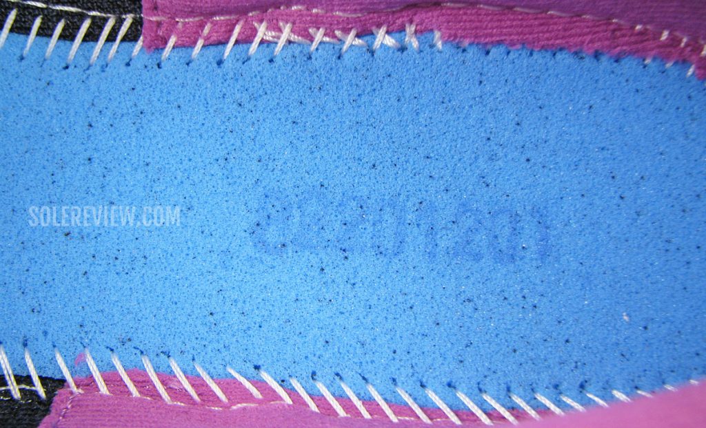 Asics Glideride 2 foam lasting
