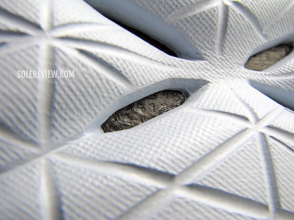 The Carbon plate inside the midsole of the Hoka Carbon X2.