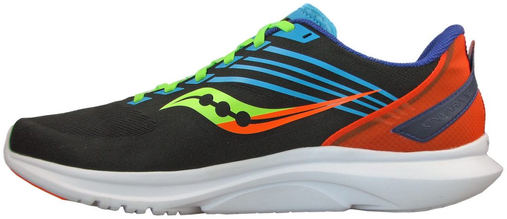 The side midsole view of the Saucony Kinvara 12.