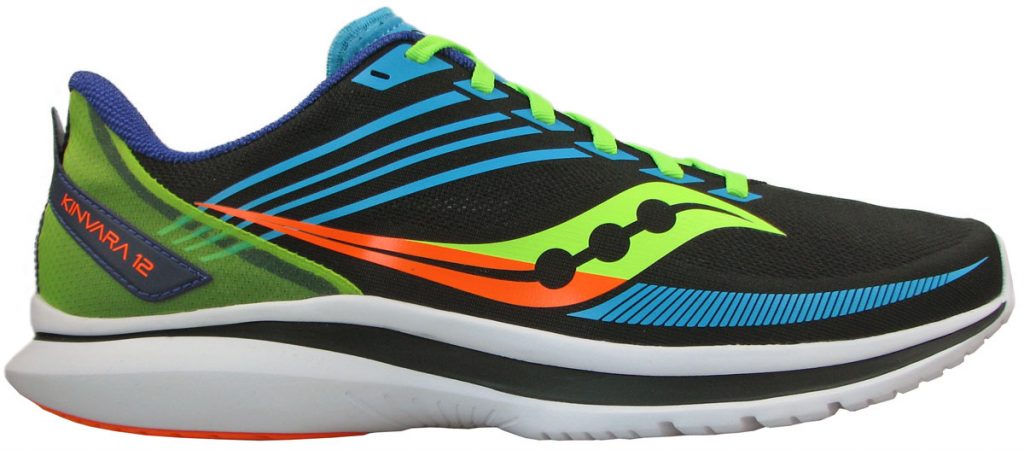 The upper of the Saucony Kinvara 12.