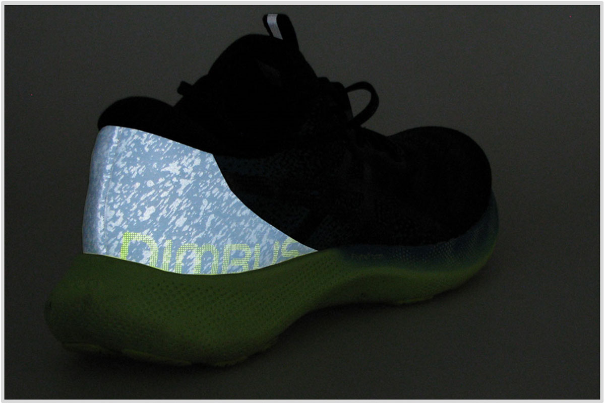 reflective running shoes
