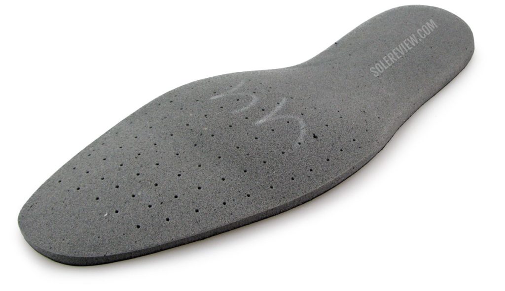 The removable insole of the Ecco ST1 Hybrid Gore-Tex.