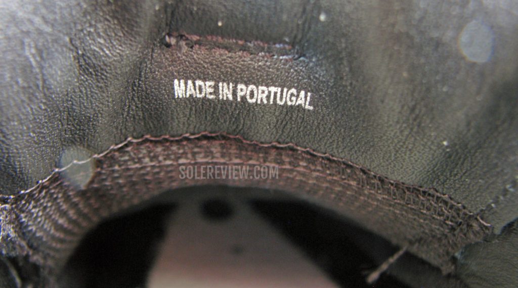 The Ecco ST1 Hybrid Gore-Tex is made in Portugal.
