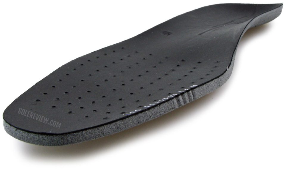 The removable insole of the Ecco ST1 Hybrid Gore-Tex.