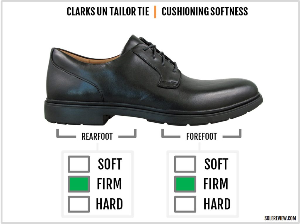 The cushioning softness of the Clark Un Tailor Tie.