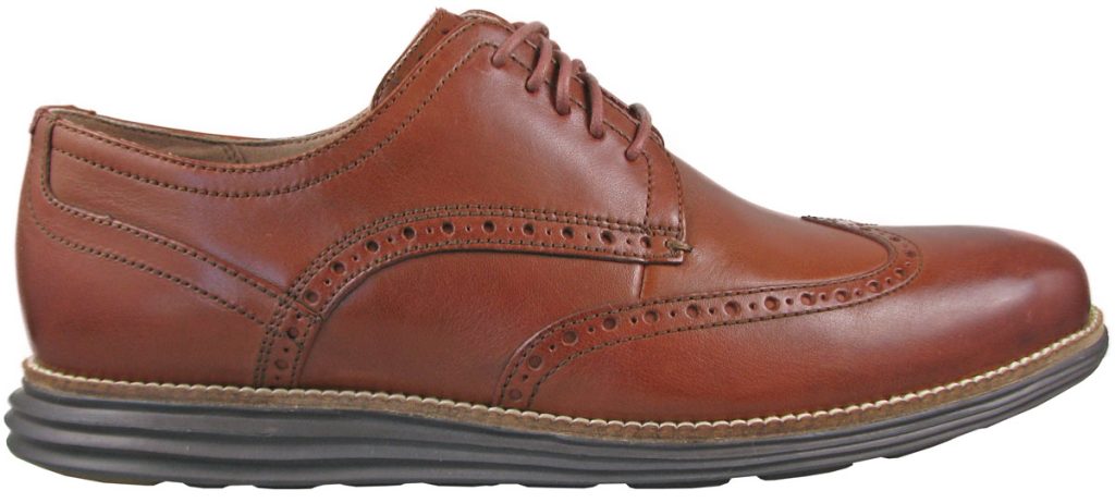 The side view of the Cole Haan Originalgrand Wingtip Oxford.