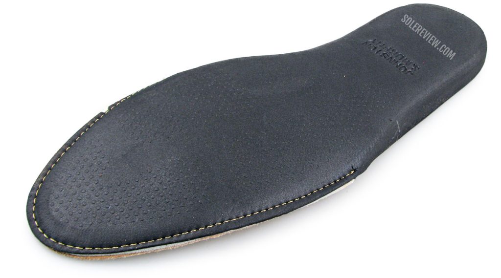 The EVA foam insole of the Johnston and Murphy Holden Wingtip