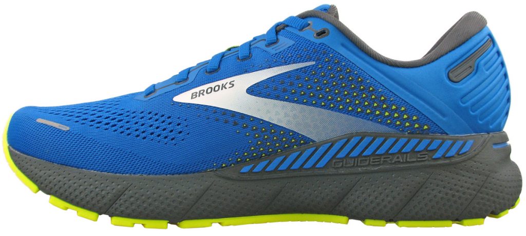 The inner side of the Brooks Adrenaline GTS 22.