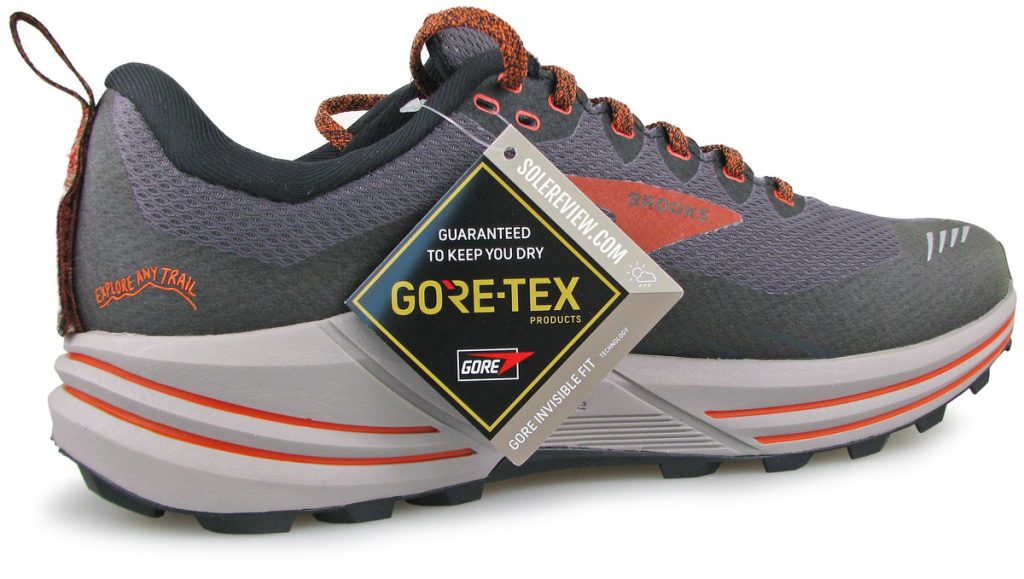 The Gore-Tex version of the Brooks Cascadia 16.