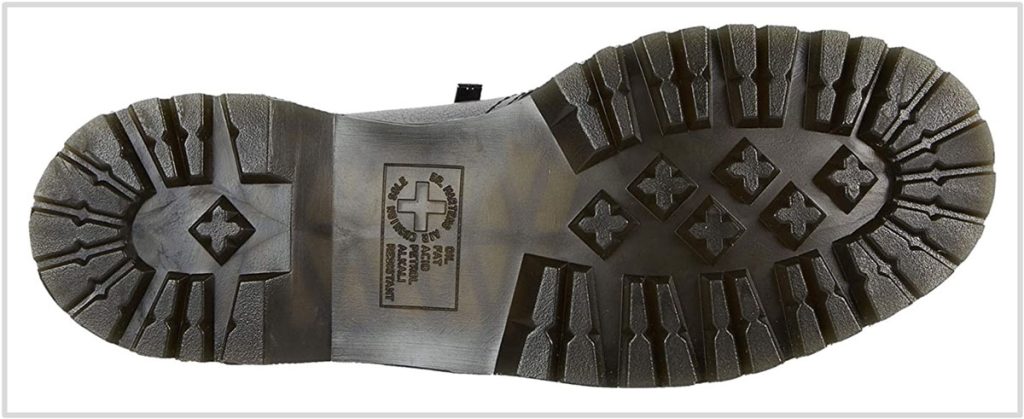 The outsole of the Dr Martens 8053