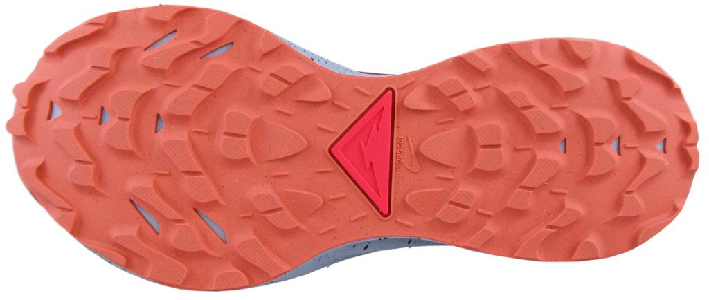 The outsole of the Nike Pegasus Trail 3.