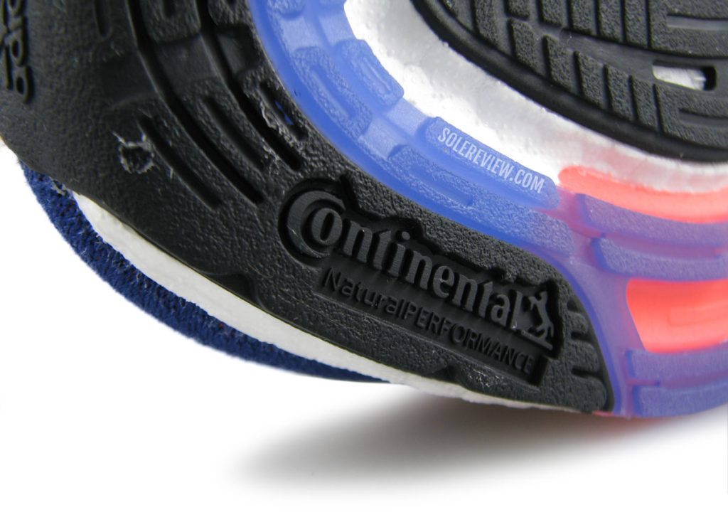 The Continental rubber used on the adidas Ultraboost 22.