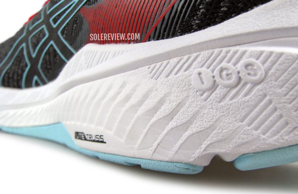 The Litetruss midsole of the Asics GT-2000 10.