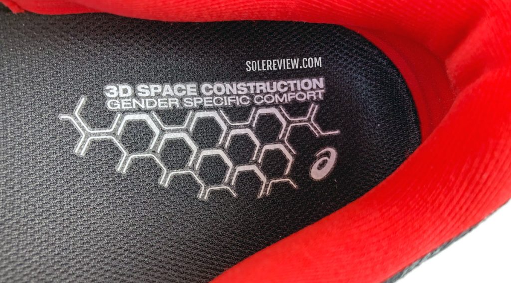 The insole of the Asics GT-2000 10.