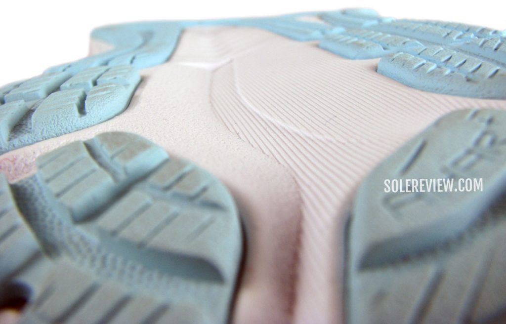 The transition groove on the Asics GT-2000 10.