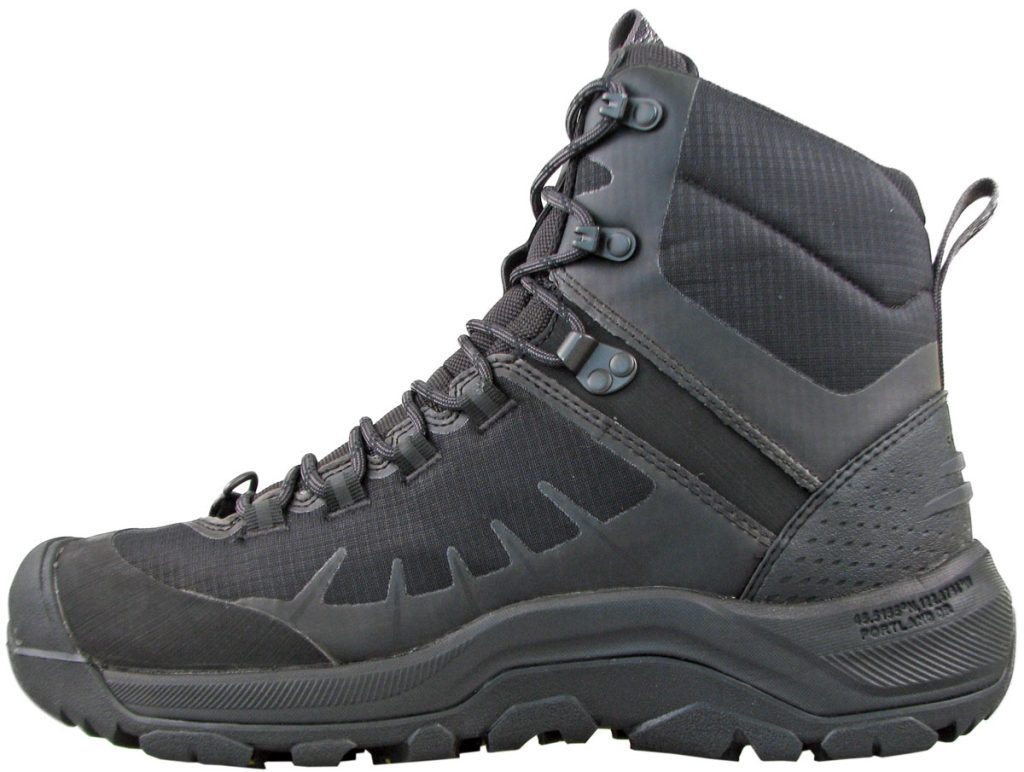 The side view of the Keen Revel IV EXP Polar Mid boot.